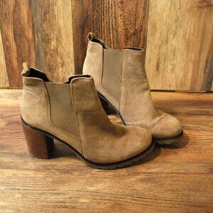 Alicia Leather Hiker Ankle Boot Size 10 Medium Brown Womens